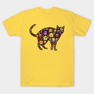 Halloween Cat & Halloween Gang T-Shirt